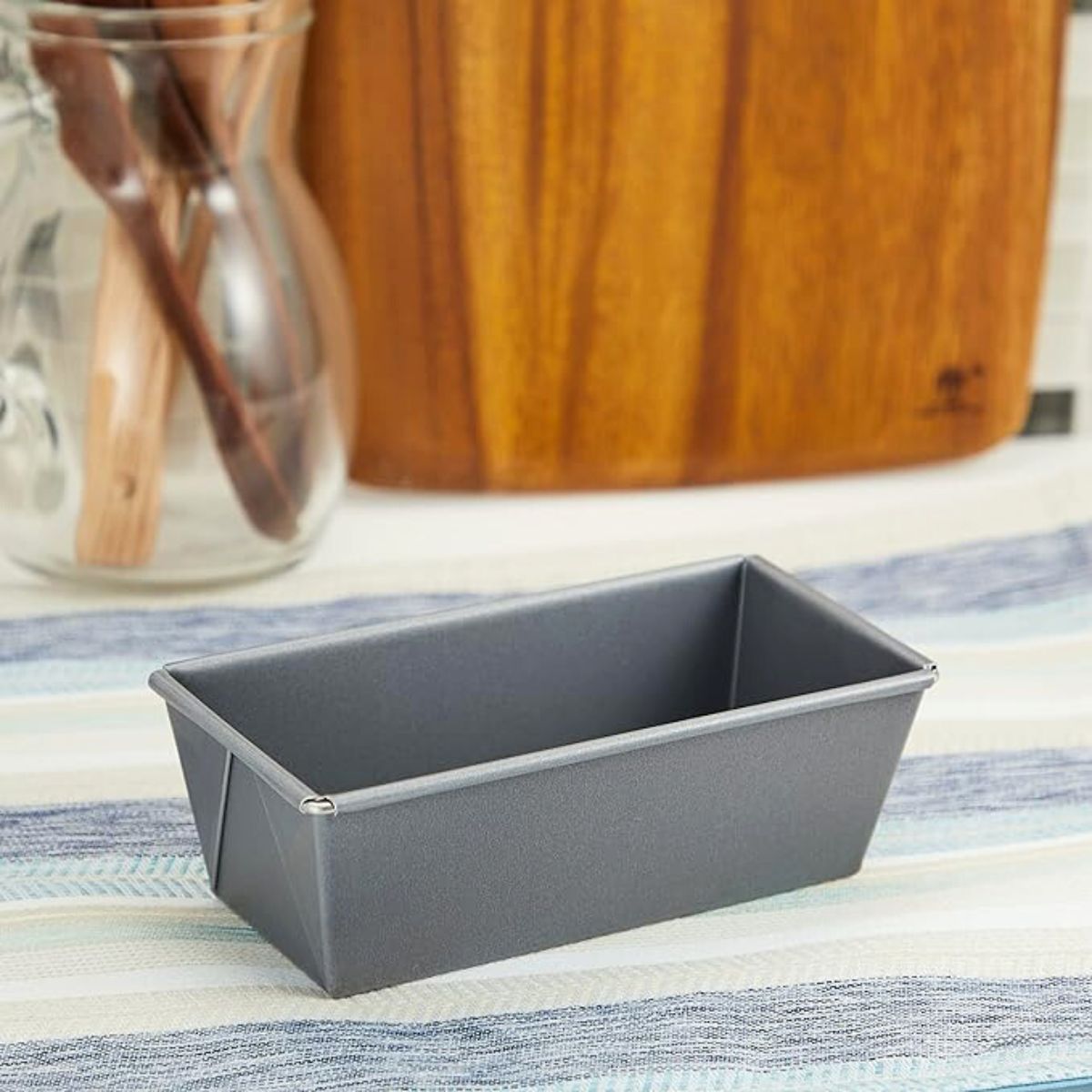 ミニパウンドケーキ型　SN2073 縦100㎜×横56㎜×高さ34㎜　410個 食型 パウンドケーキ型 アルマイト SN2073