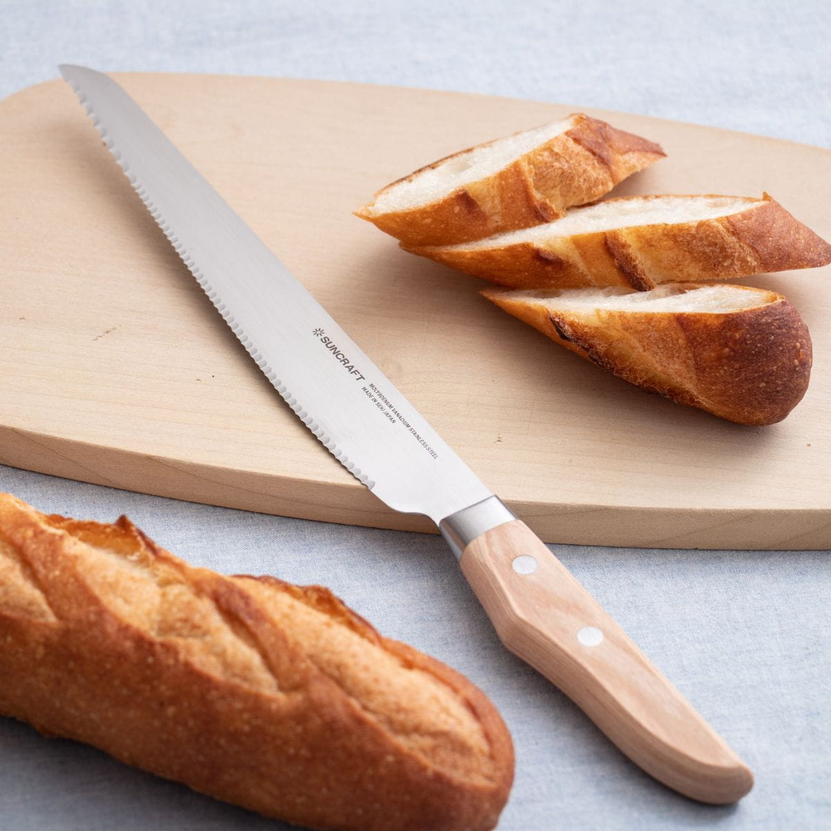 せせらぎ パン切りナイフ 21cm 左利き用 – ABC Cooking MARKET