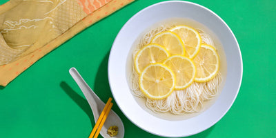 ひんやりレモンそうめん