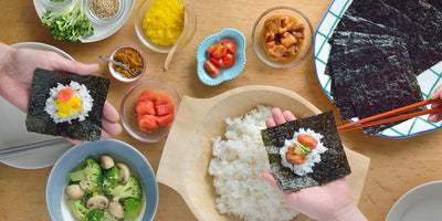 ABCおすすめ手まきごはん<br>いつもの食卓＋海苔でパーティ気分！