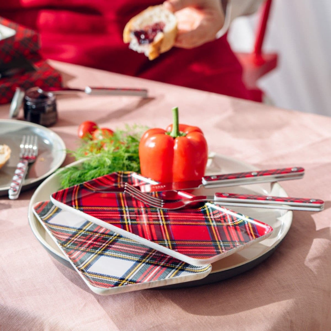 新品未使用品　サーブルSABREカトラリーセット箱つき　タータンチェック柄 1-min_c862c5b4-a140-4b8a-87fc-