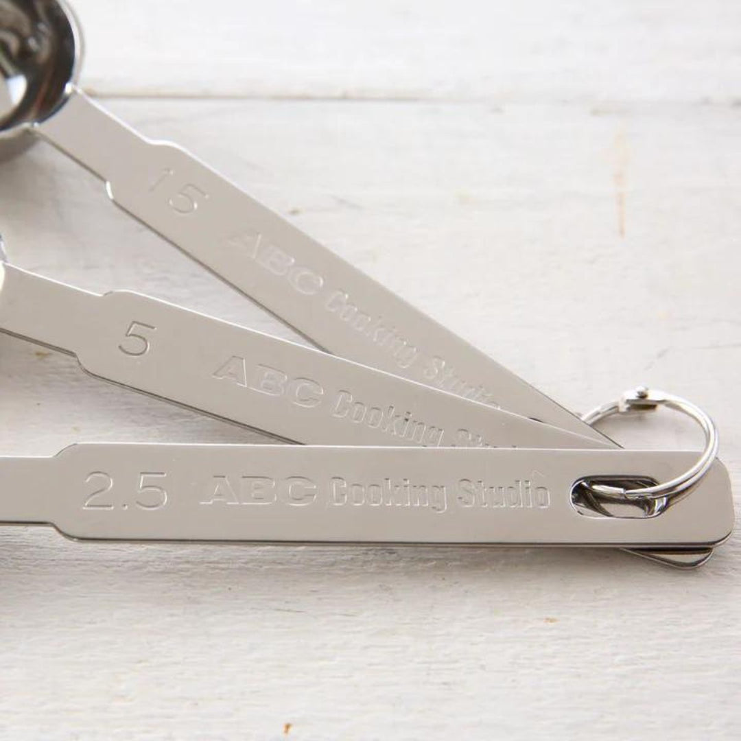 ABCオリジナル 目盛り・ロゴ入り 計量スプーン 3本セット – ABC