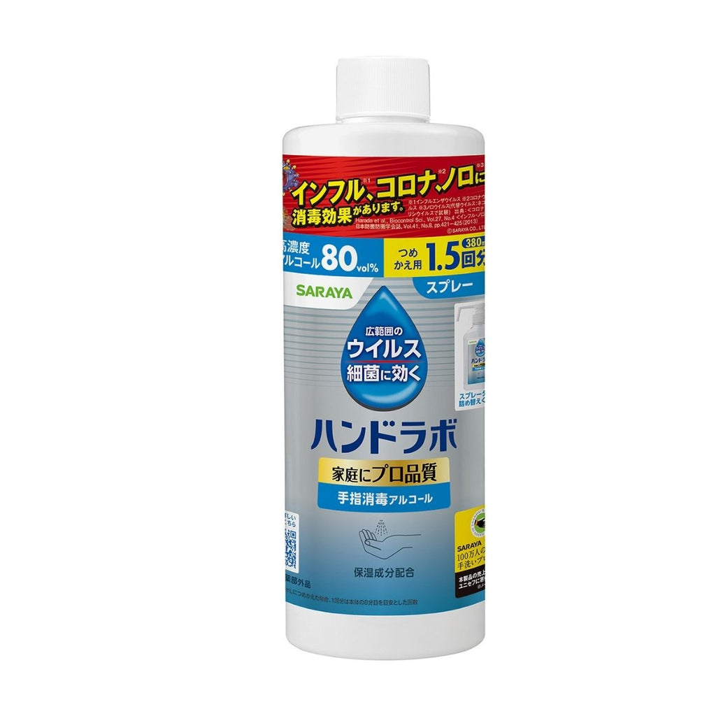サラヤ ハンドラボ手指消毒スプレーVH詰替 380ml – ABC Cooking MARKET