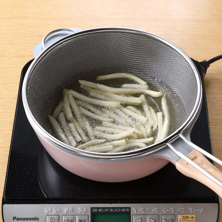 マルチパンABC Cooking Studio ストレーナーマルチパン マルチ鍋 ABCオリジナルマルチパン 24cm 本体・ガラス蓋セット – ABC