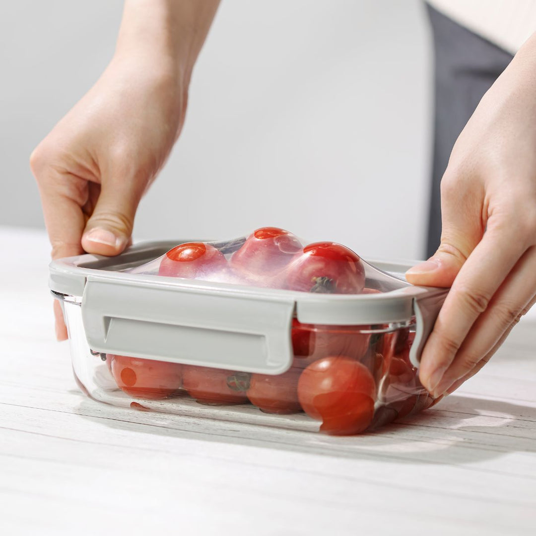 nikii 伸びるシリコン蓋 耐熱ガラス保存容器 – ABC Cooking MARKET