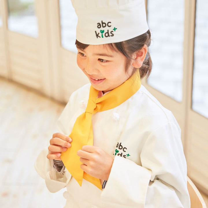 帽子 abc キッズ用 コック帽 フリーサイズ abc kids＋ロゴ入り – ABC Cooking MARKET