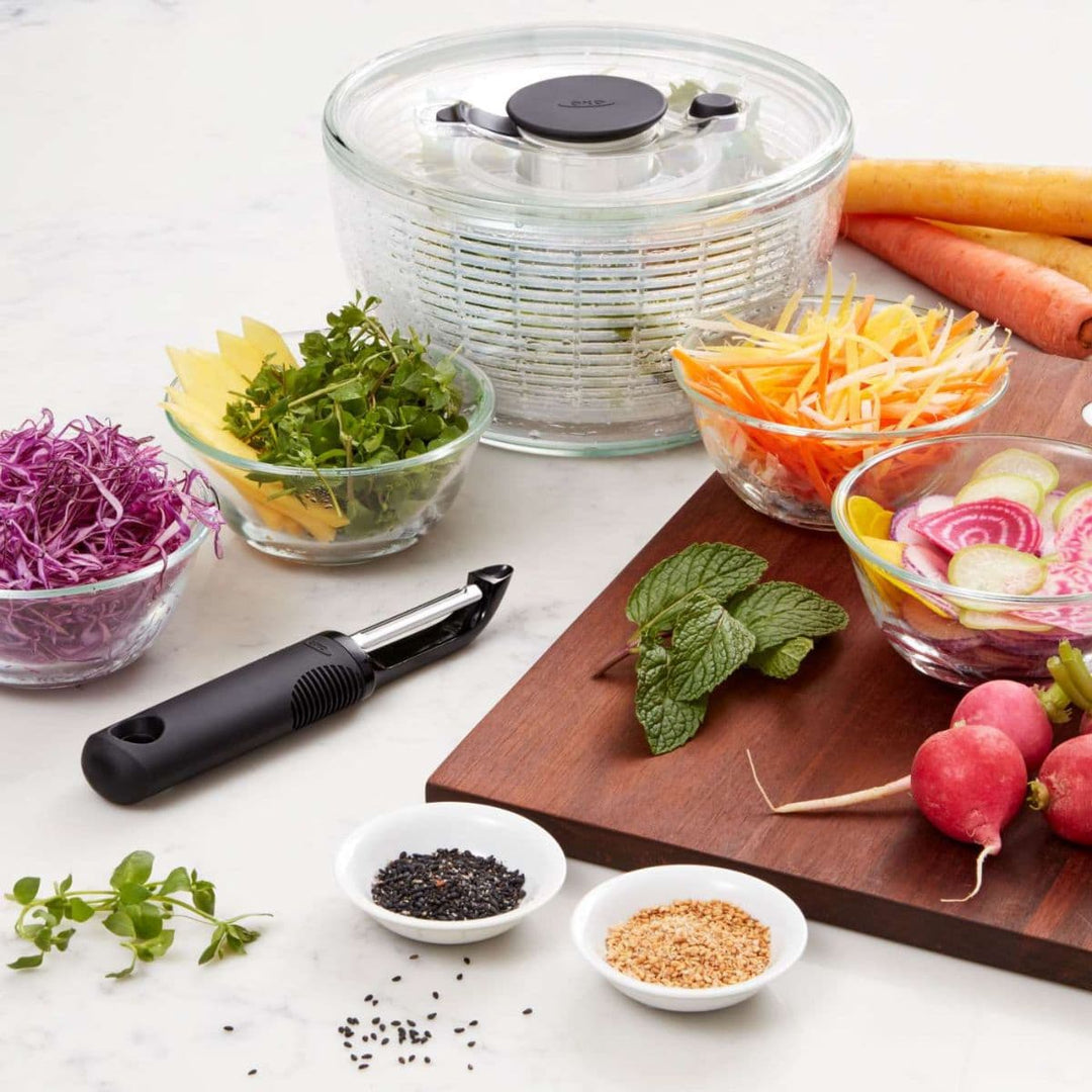 OXO クリアサラダスピナー – ABC Cooking MARKET