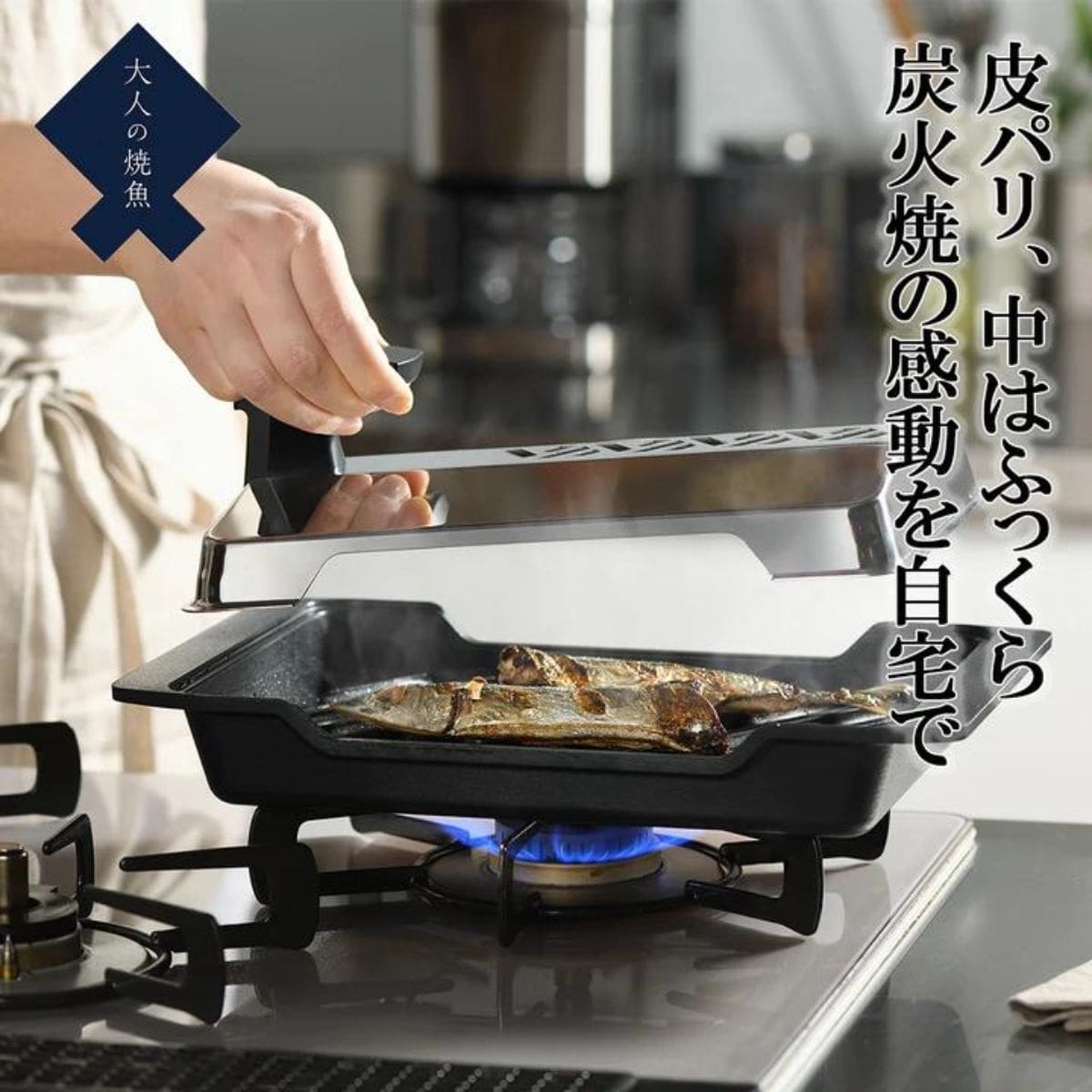 フタ付きおさかなロースター