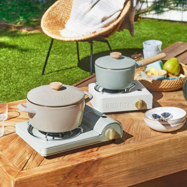 BRUNO ブルーノ カセットコンロスリム アイボリー – ABC Cooking MARKET