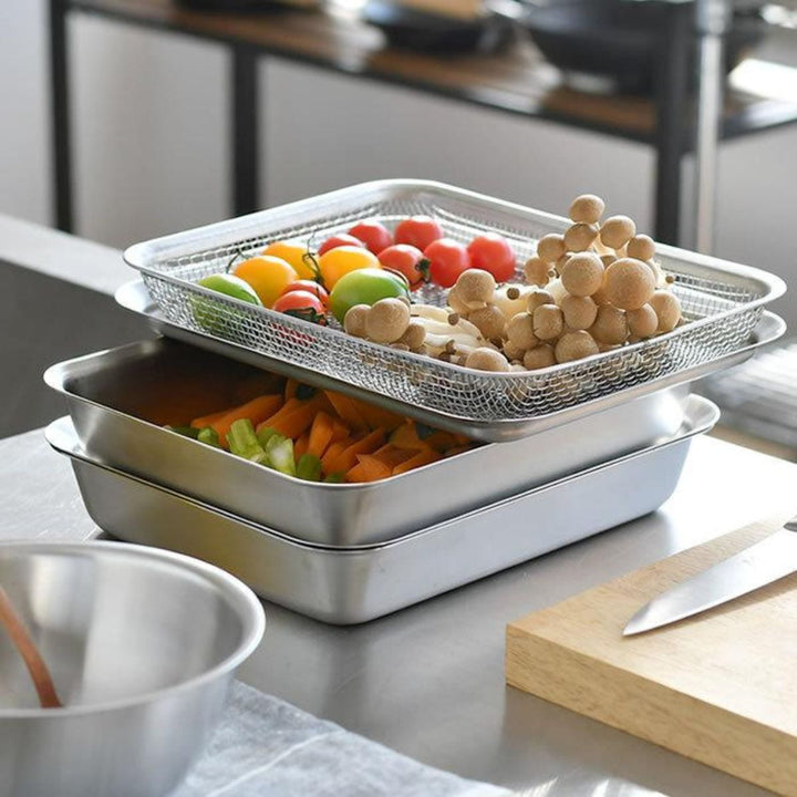 la base ラバーゼ ステンレス 角ざる 21㎝ – ABC Cooking MARKET