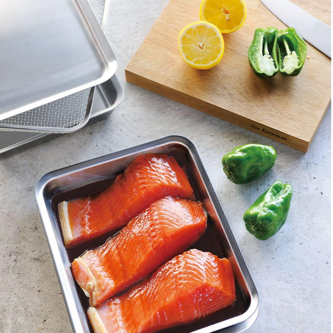 la base ラバーゼ ステンレス角バット 21㎝ – ABC Cooking MARKET