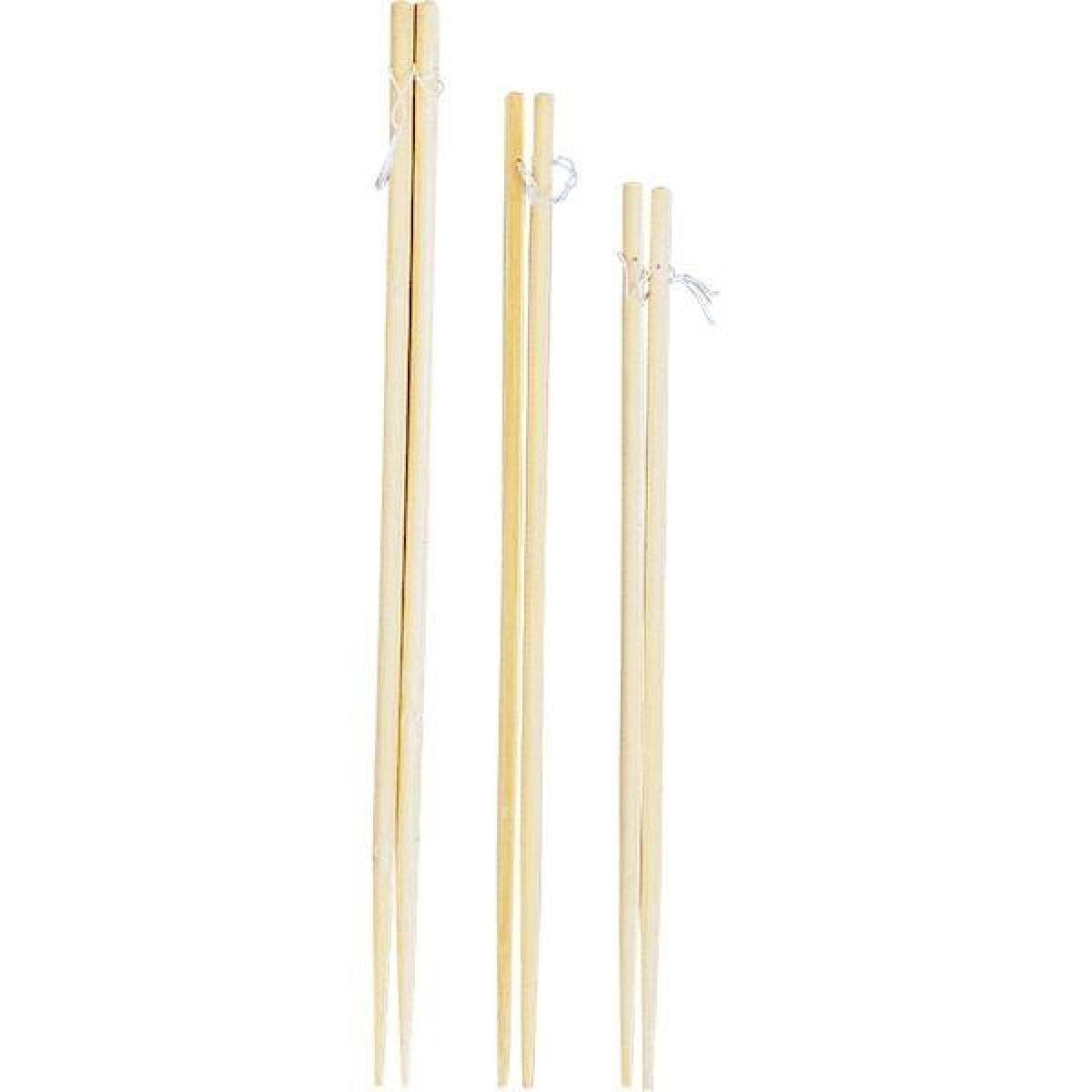 〈ABCレッスン使用〉竹製菜箸3点セット〈27cm/30cm/33cm〉