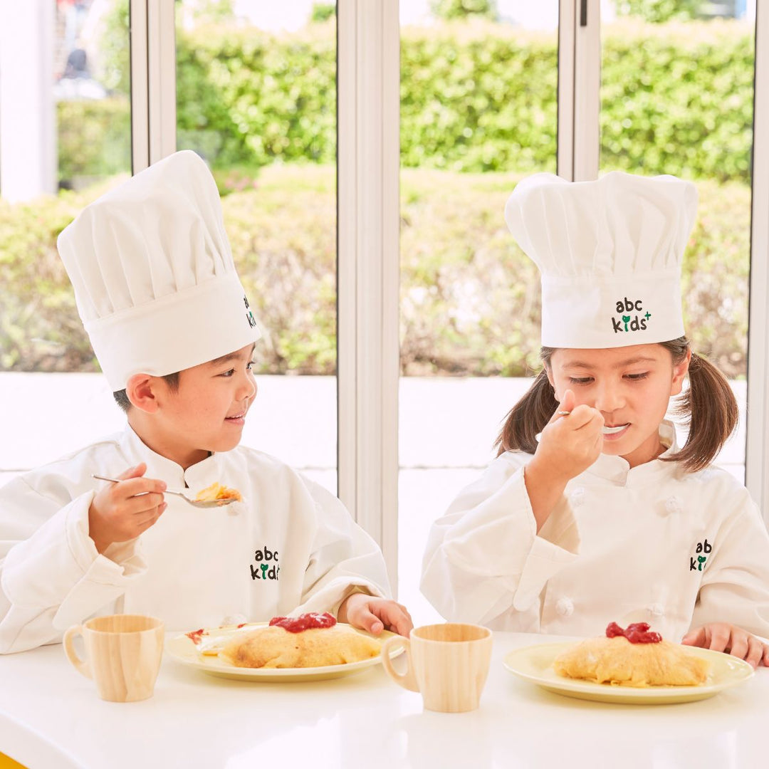 キッズ用 コック帽 フリーサイズ abc kids＋ロゴ入り – ABC Cooking MARKET
