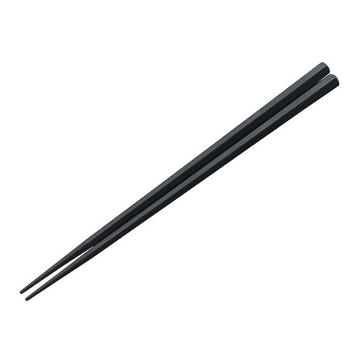〈ABCレッスン使用〉五角箸 黒 22.5cm