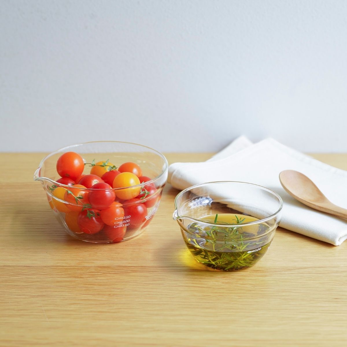 HARIO 耐熱ガラス製片口ボウル2個セット – ABC Cooking MARKET