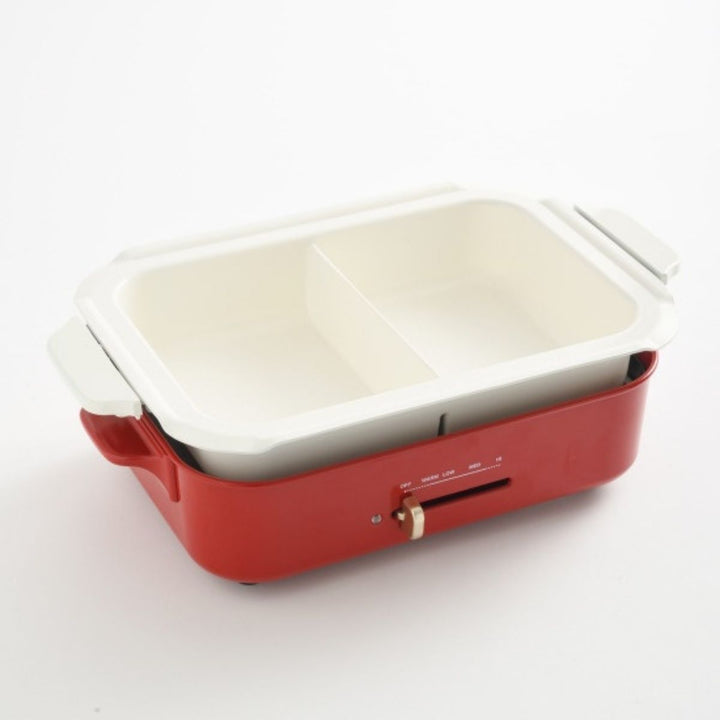 BRUNO コンパクトホットプレート用セラミックコート仕切り鍋 – ABC