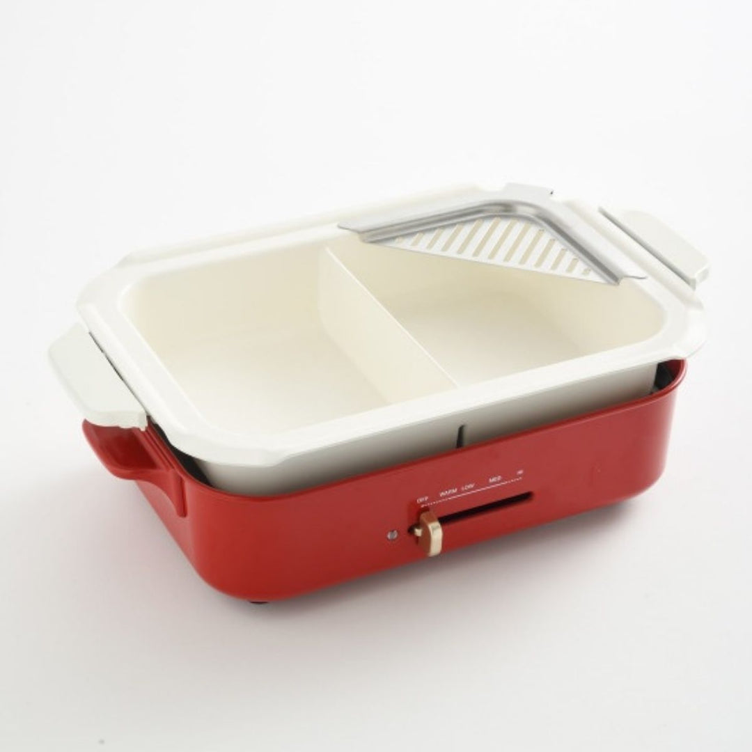 BRUNO コンパクトホットプレート用セラミックコート仕切り鍋 – ABC