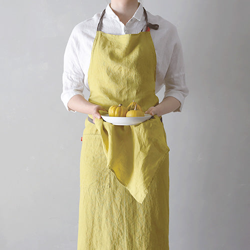Lino e Lina フルエプロン マノン ミモザ – ABC Cooking MARKET