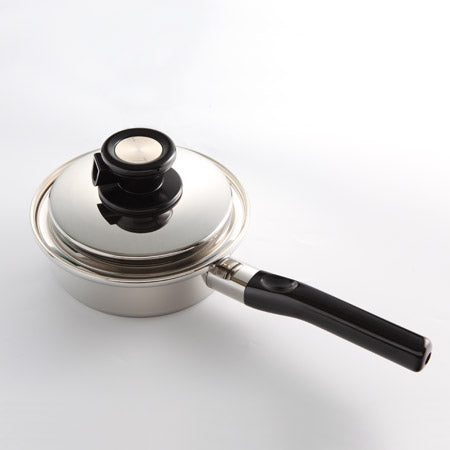 スタジオで使ってるお鍋シリーズ〉 全面3層 片手鍋 18cm – ABC Cooking