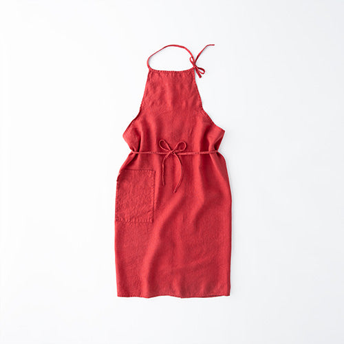 未使用　LEONARD FASHIONフラワープリントエプロンレッド　レオナール Lino e Lina フルエプロン ミラ ルージュガランス – ABC Cooking MARKET