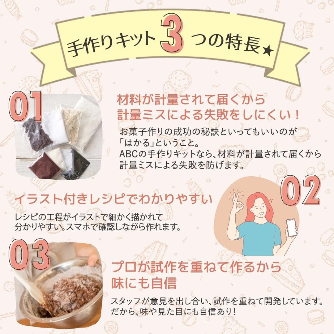 基本のしっとりロールケーキ〈手作りキット〉 – ABC Cooking MARKET